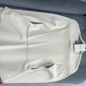 Cream designer top by Theory (New)